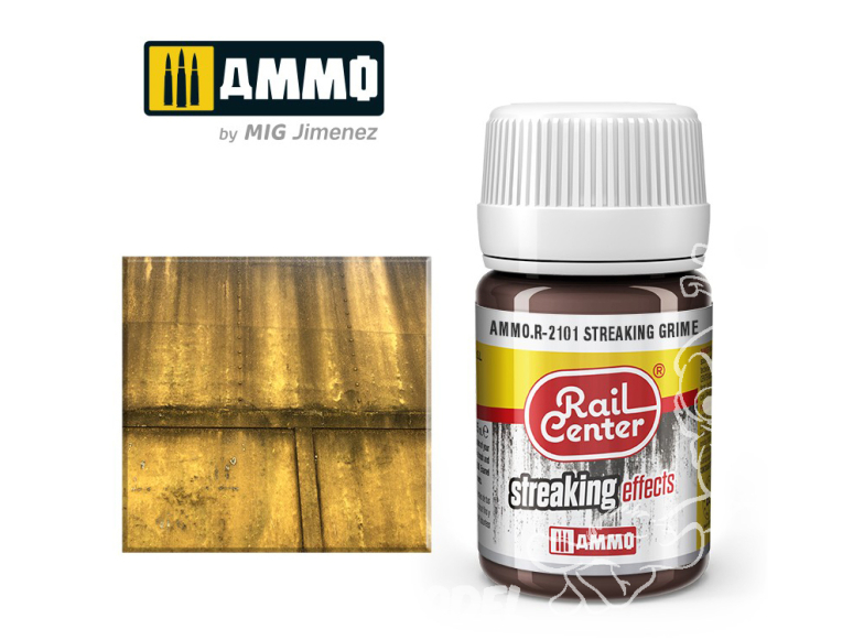 MIG peinture Rail Center R-2101 Streaking saleté 35ml