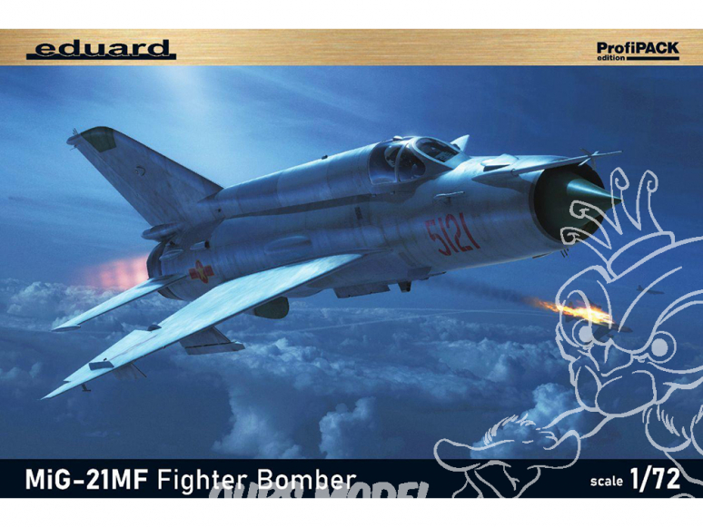 EDUARD maquette avion 70142 MiG-21MF Fighter - Bomber / Chasseur - Bombardier ProfiPack Edition Réédition 1/72