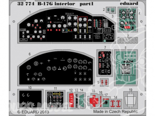 EDUARD photodecoupe avion 32774 Interieur B-17G 1/32