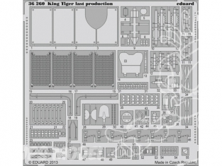 Eduard photodecoupe militaire 36260 King Tiger last production 1/35