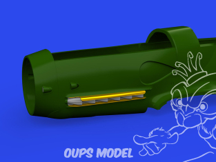Eduard kit d'amelioration avion brassin Print 648913 Pipes d'échappement Messerschmitt Bf 109K-4 Eduard 1/48