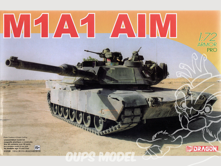 DRAGON maquette militaire 7614 M1A1 Abrams AIM Abrams 1/72