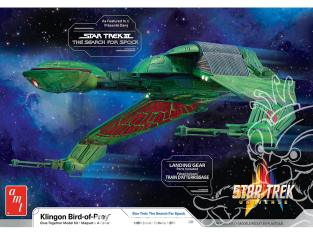 AMT 1400 STAR TREK KLINGON BIRD OF PREY 1/350