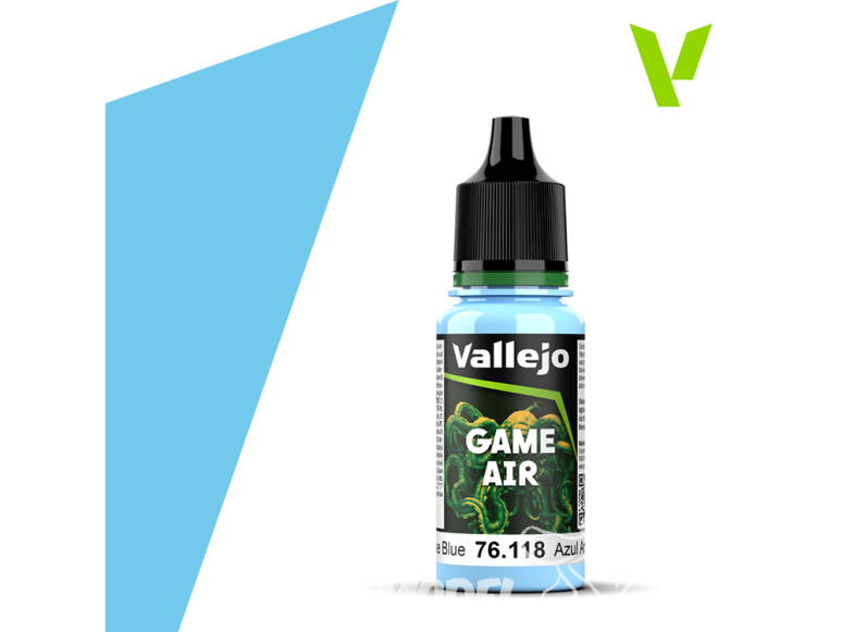 Vallejo Peinture Acrylique Game Air nouvelle formulation 76118 Bleu de l'aube 18ml