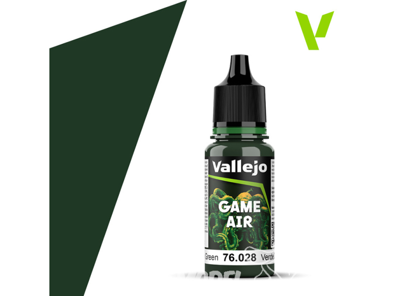 Vallejo Peinture Acrylique Game Air nouvelle formulation 76028 Vert foncé 18ml