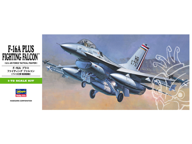 Hasegawa maquette avion 00231 F-16A Plus Fighting Falcon 1/72