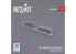 ResKit kit d&#039;amelioration Avion RSU48-0264 Pot d&#039;échappement Bf-109G (G2,G6,G10,G14) pour kit Eduard impression 3D 1/48