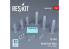 ResKit kit d&#039;amelioration Avion RSU48-0254 Réservoirs de carburant Rafale RPL 741 (2000L) 3 pcs impression 3D pour tous kit 1/48