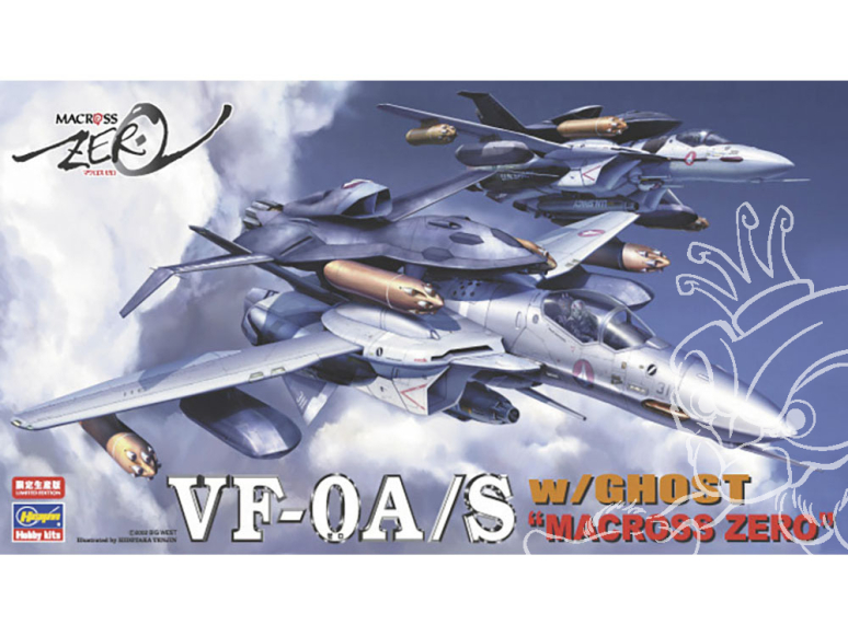 Hasegawa maquette 65777 VF-0A/S w/ Ghost "Macross Zero" 1/72