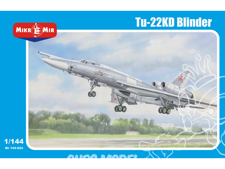 MikroMir maquette 144-024 Avion Le Tu-22 KD Blinder 1/144