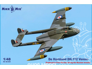 MikroMir maquette 48-020 De Havilland DH112 Venom 1/72