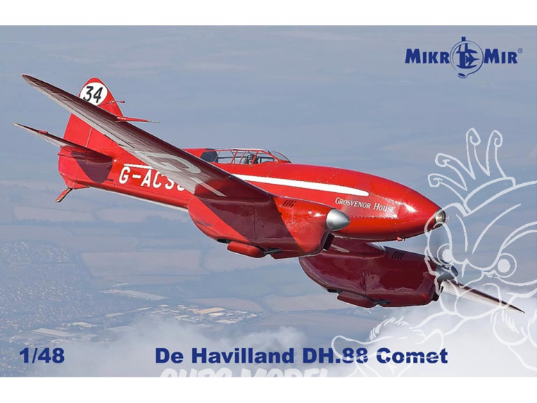 MikroMir maquette 48-017 Avion De Havilland DH.88 Comet 1/48