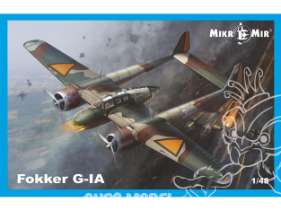 MikroMir maquette 48-016 Avion Chasseur lourd Fokker G-1A 1/48