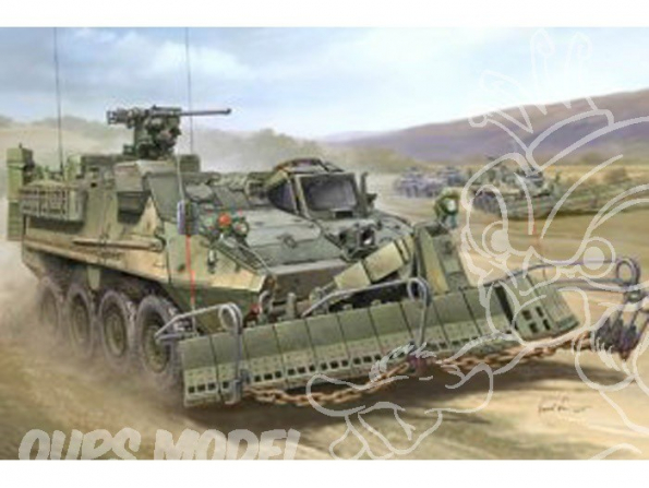 Trumpeter maquette militaire 01575 US M1132 STRYKER ENGINEER SQUAD VEHICLE 1/35