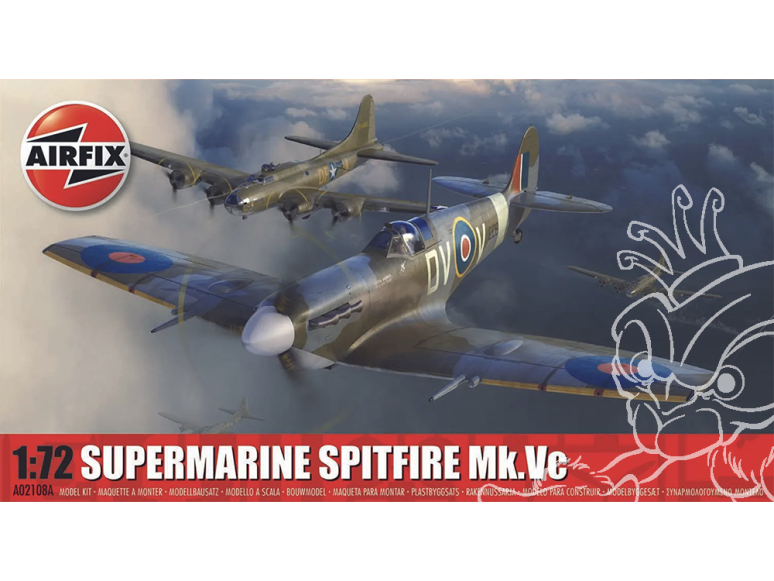 Airfix maquette avion A02108A Supermarine Spitfire Mk.Vc 1/72