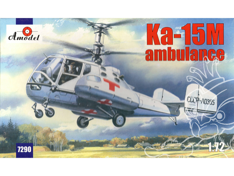 Amodel maquettes Hélicoptére 7290 Kamov Ka-15 Ambulance 1/72