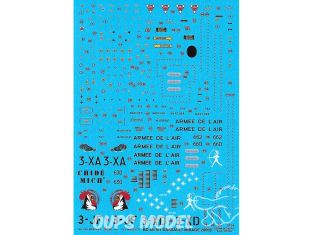 Decalques Berna decals BD48-161 Dassault Mirage 200D Part 3 1/48