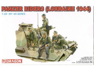 dragon maquette militaire 6156 Fantanssins sur panzer Loraine 1944 1/35