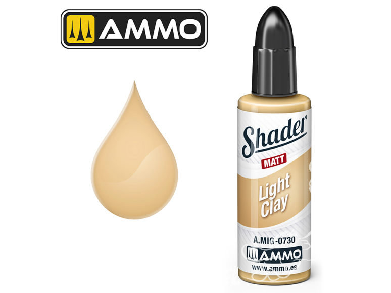 MIG Shader Matt acrylique 730 Argile claire 10ml