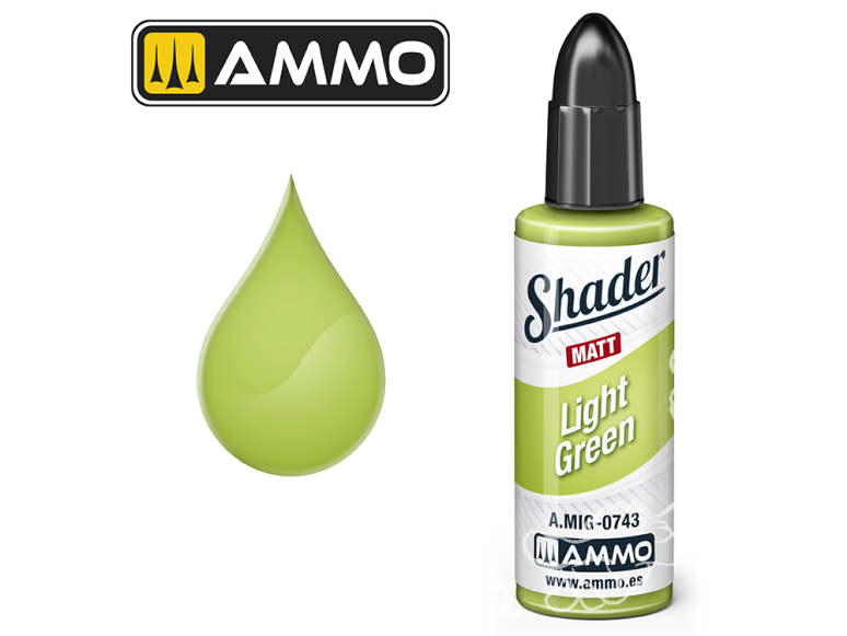 MIG Shader Matt acrylique 743 Vert clair 10ml