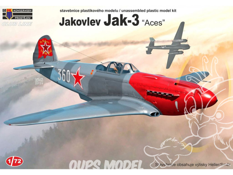 KP Model kit avion CLK0013 Yakovlev Yak-3 As 1/72