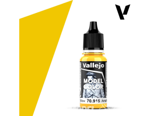 Vallejo Peinture Acrylique Model Color 70915 Jaune intense RAL1023 17ml