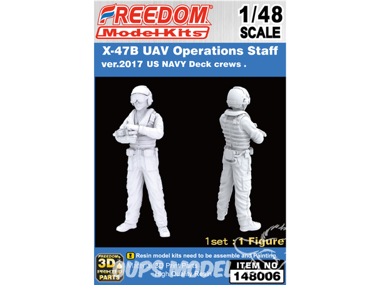 Freedom maquette avion 148006 Pesonnel X-47B UAV Vol1 1/48