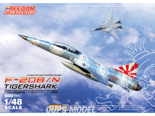 Freedom maquette avion 18003 F-20B/N Tigershark U.S. Navy Adversary Fighter VFC-111 Sundowners 1/48