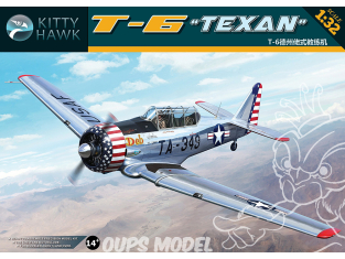 Kitty Hawk maquette avion 32001 NORTH AMERICAN T-6 " TEXAN" 1956 1/32