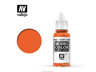 Vallejo Peinture Acrylique Model Color 70851 Orange intense RAL2004 17ml