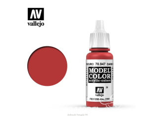 Vallejo Peinture Acrylique Model Color 70947 Vermillon foncé FS31350 - RAL3000 17ml