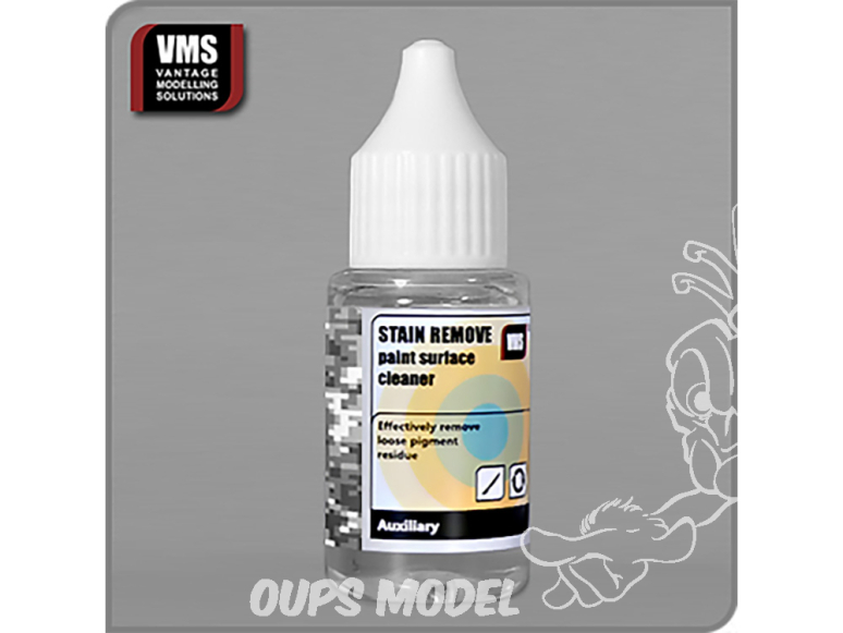 VMS AX.16 Stain Remove Paint surface cleaner - Nettoyant surface pigment et produit de weathering 20ml