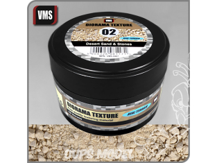 VMS DI07 Diorama Texture 02 Sable et pierres - Desert sand & Stones 100ml