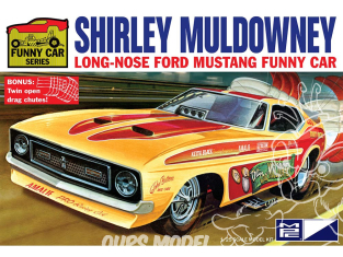 MPC maquette voiture 1001 Shirley Muldowney Long Nose Ford Mustang 1/25