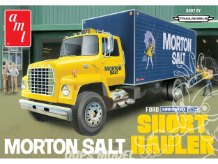 AMT maquette camion 1424 Ford Louisville Short Hauler Morton Salt 1/25