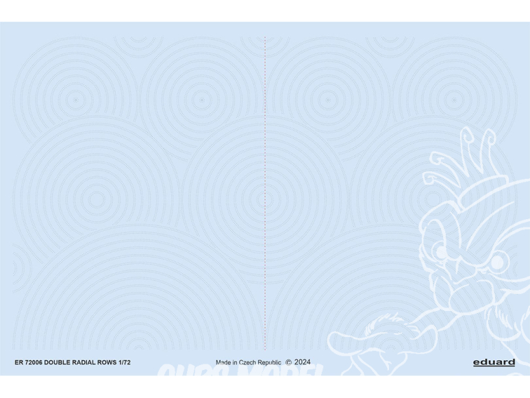 Eduard décalques ER72006 Rangées radiales doubles 1/72