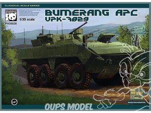 Panda Hobby maquette militaire 35026 VPK-7829 "BOOMERANG" IFV Object K-17 2015/2016 1/35