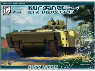 Panda Hobby maquette militaire 35024 BTR OBJECT693 "KURGANET-25" 2016 1/35