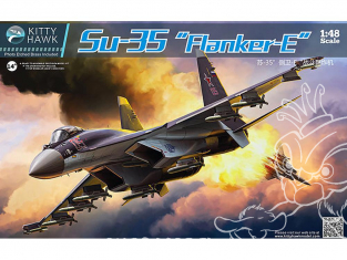 Kitty Hawk maquette avion 80142 SUKHOI Su-35 "FLANKER-E" 1/48