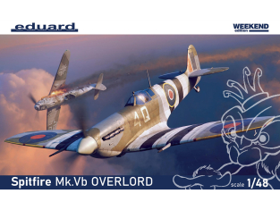 EDUARD maquette avion 84200 Spitfire Mk.Vb OVERLORD WeekEnd Edition 1/48