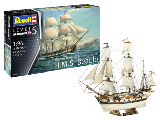revell bateau 05458 Darwin's Historical Discovery Barque H.M.S. Beagle 1/96