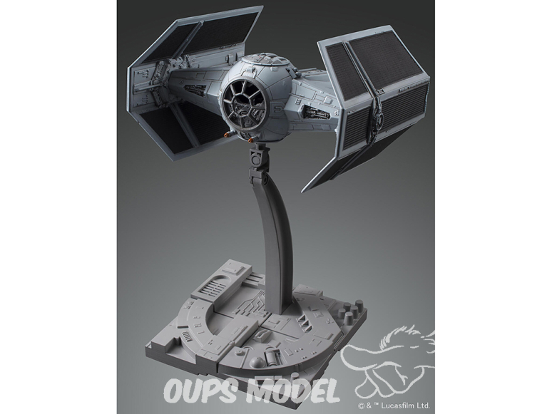 Revell maquette Star Wars 01214 BANDAI Intercepteur TIE Kit de modèle Star Wars à encliqueter 1/72