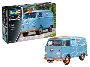 Revell maquette voiture 07726 Fourgon VW T1 Gulf Decoration 1/24