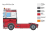 italeri maquette camion 3962 Volvo FH Plat Dak 1/24