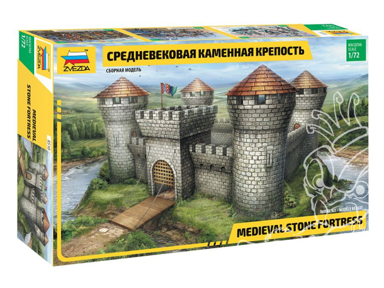 Zvezda maquette 8510 Forteresse Médiévale façon Pierre 1/72