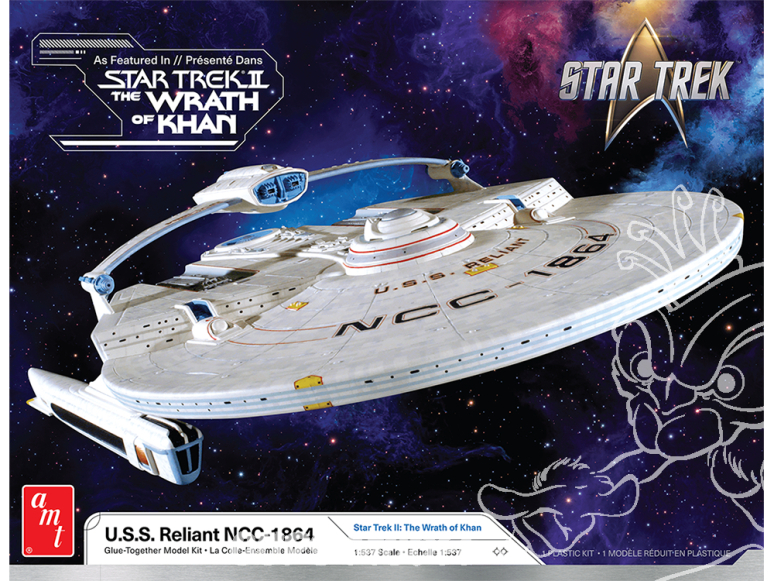 AMT 1457 Star Trek II: The Wrath of Khan U.S.S Reliant 1:537