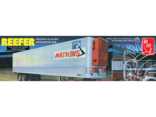 AMT maquette camion 1421 Remorque frigorifique Fruehauf 40′ Watkins 1/25