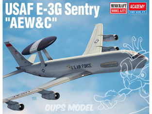 Academy maquettes avion 12629 USAF E-3G Sentry 1/144