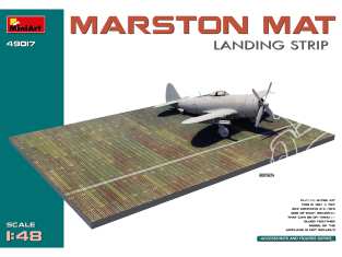 Mini Art maquette avion 49017 TAPIS MARSTON PISTE D'ATTERRISSAGE 1/48