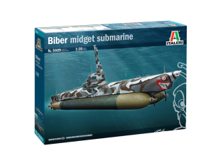 ITALERI maquette militaire 5609 Sous-marin miniature Biber 1/35